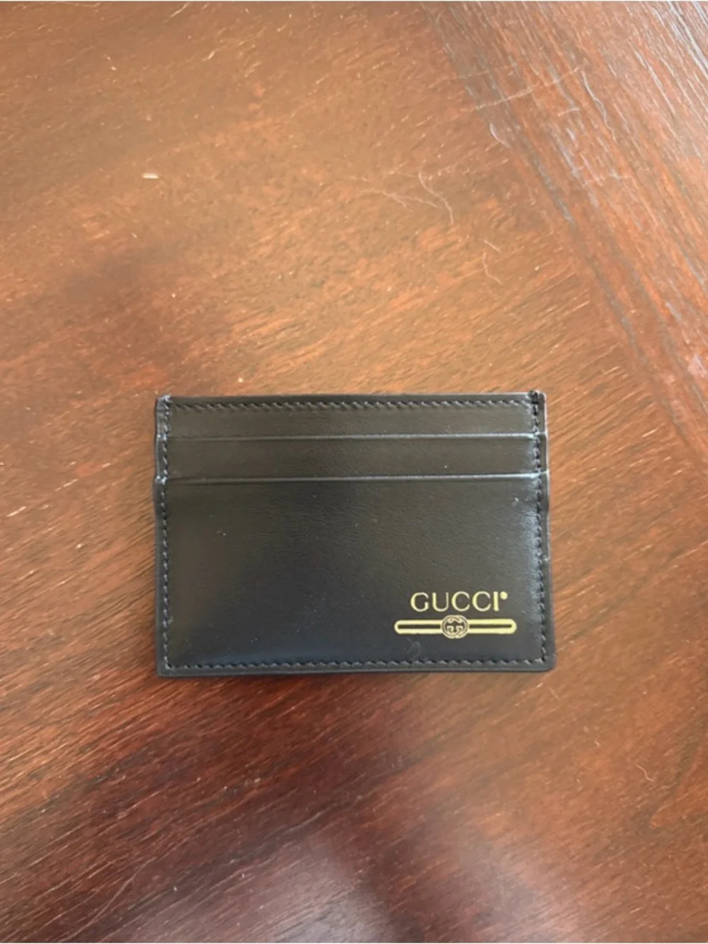 Brand New Gucci 4 Card Black Leather Card Holder - Picture 11 of 12